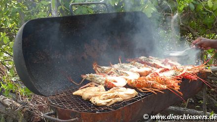 Lobster auf dem Grill